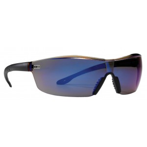 Honeywell veiligheidsbril Tactile T2400, zwart montuur, blue mirror smoke lens (908731)   