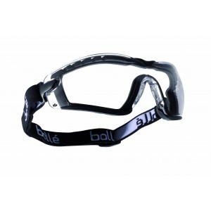 Bollé veiligheidsbril Cobra, heldere lens, met hoofdband foamrand (COBFSPSI)   