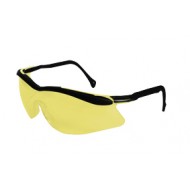 3M veiligheidsbril QX 1000, zwart montuur, amberkleurige lens (04-1021-0246)   
