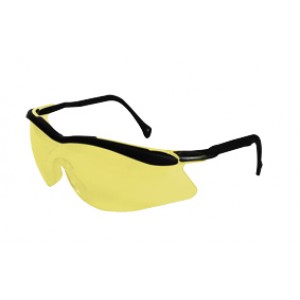 3M veiligheidsbril QX 1000, zwart montuur, amberkleurige lens (04-1021-0246)   