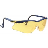 3M veiligheidsbril QX 2000, blauw montuur, gele lens (04-1022-0146)   