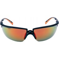 3M veiligheidsbril Solus, zwart/oranje montuur, rode lens, weerspiegelende coating (71505-00006)   