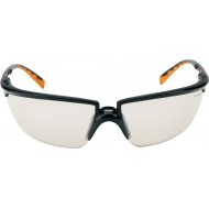 3M veiligheidsbril Solus, zwart/oranje montuur, I/O lens, weerspiegelende coating (71505-00005)   