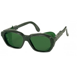 uvex lasbril 9115-025, groene ruit, beschermtint 5.0   