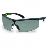 uvex veiligheidsbril i-fit 9179-076, antraciet/lime montuur, grijze lens, UV 5-2.5 optidur NCH   