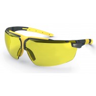 uvex veiligheidsbril i-3 9190-220, antraciet/geel montuur, amberkleurige lens, UV 2C-1.2 supravision NCH   
