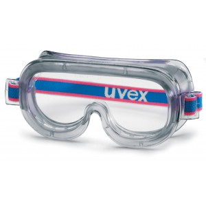 uvex ruimzichtbril widevision 9305-714, met textielen hoofdband, anti-fog coating   
