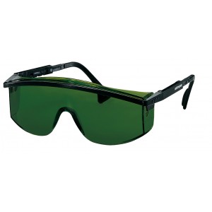 uvex lasbril astrospec 9168-084, groene PC lens, beschermtint 5.0   