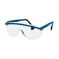 uvex veiligheidsbril astrospec 9168-065, blauw montuur, heldere lens, UV 2-1.2 optidur NCH   