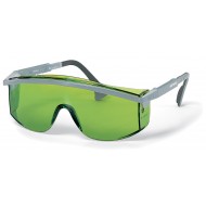 uvex veiligheidsbril astrospec 9168-016, zilvergrijs montuur, groene lens, UV 2-1.7 optidur NCH   