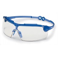 uvex veiligheidsbril gravity zero 9191-265, blauw montuur, heldere lens, UV 2-1.2 supravision HC-AF   