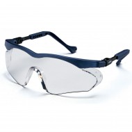 uvex veiligheidsbril skyper sx2 9197-065, blauw montuur, heldere lens, UV 2-1,2 optidur NCH   