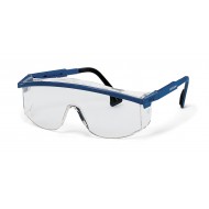 uvex veiligheidsbril astrospec 9168-165, blauw montuur, heldere lens, UV 2-1.2 optidur 4C PLUS   
