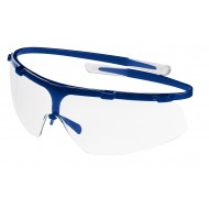 uvex veiligheidsbril super g 9172-265, blauw montuur, heldere lens, UV 2-1.2 supravision HC-AF   