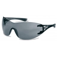 uvex veiligheidsbril x-trend 9177-086, zwart montuur, grijze lens, UV 5-2.5 ultradura   