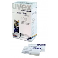 uvex schoonmaak doekjes box 9963-000, inhoud 100 stuks   