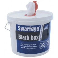Swarfega Black Box, emmer met 150 doekjes (SBB415)   