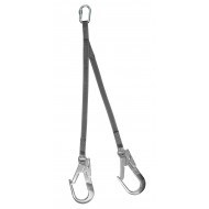 Vanglijn Restraint Grey Forked, lengte 1 meter (16270)   