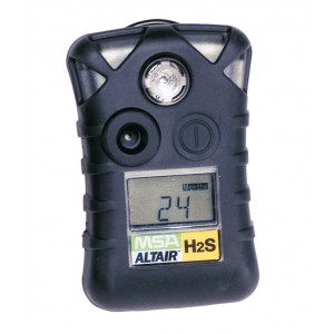 MSA ALTAIR gasdetector, H2S, 0-100ppm, 1e alarm 5 ppm, 2e alarm 10 ppm (10071361)   